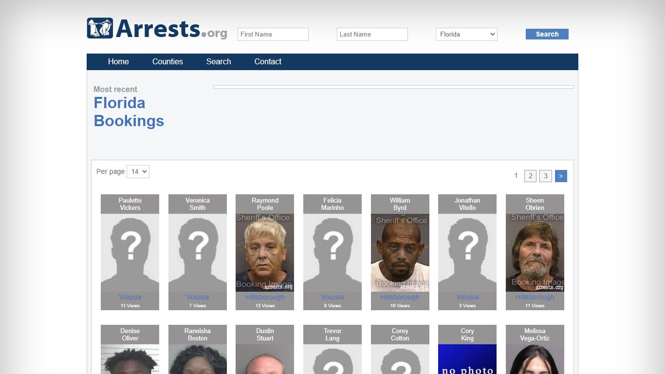 Florida Arrests and Inmate Search